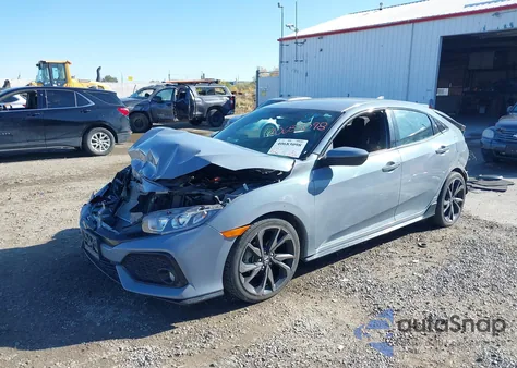 2018 Honda Civic Sport from USA, damaged, VIN SHHFK7H41JU235304